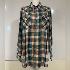 High Noon long sleeve snap front shirt